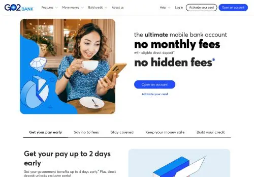  GO2bank | The Ultimate Mobile Bank Account  logo