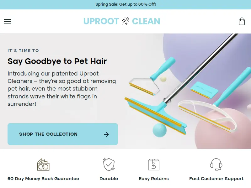 
				Lint Cleaner and Pet Hair Remover Tool | Uproot Clean
 logo
