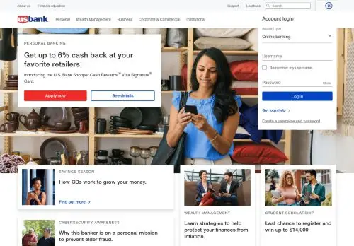 Consumer banking | Personal banking | U.S. Bank logo