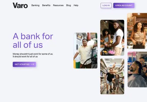 Online Banking With No Hidden Fees | Varo Bank logo